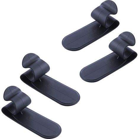 Lot De 4 Supports De Parapluie,Crochets Coffre Adhésifs,Support De Parapluie,Support Mural Pour Parapluies Pour Voiture,Entrée De Maison,balcon,Salle De Stockage,Outil De Rangement Pour Paraplu (1/5)