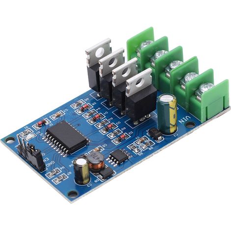 Module de commande de moteur en pont en H haute puissance avec 4 transistors NMOS externes, frein tubulaire, marche avant et arrière, alimentation CC 12-30 V. (1/5)