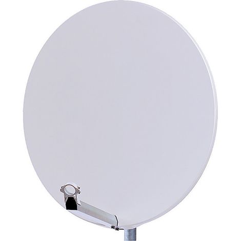Parabole fibre 90cm blanche