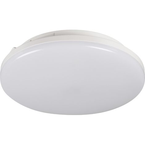 Plafonnier rond blanc 22 cm détecteur STIVI LED 15W (1/5)