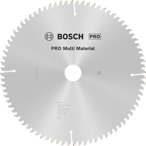 Lama circolare Bosch PRO Multi Material, 260 x 3,2 x 30 mm, T80