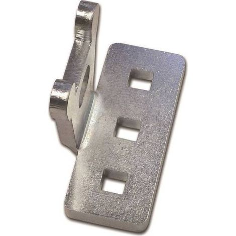 PORTALUCCHETTO TIGER VERT. ACCIAIO ZINCATO MM 8X100X50. Prezzo per 1 pezzo.
