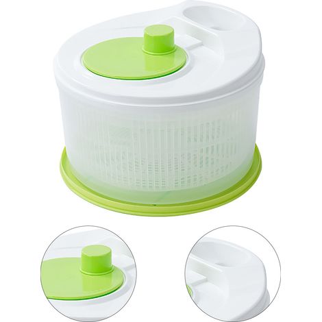 Essoreuse à salade - multifonctionnelle, efficace, sûre et durable - essoreuse à légumes pour couper les fruits et les salades (1/5)