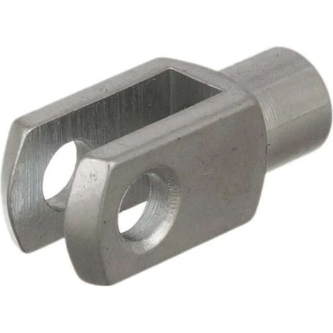 Chape femelle G10x40 M10x1,50 pièce de fixation pour vérin à gaz Universel Tracteur Véhicule Etrier Tête Embout Fourche Goupille (1/2)