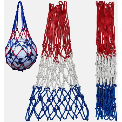 2Pcs Filet de Basketball pour Panier, Basket Filet de Rechange, 21 inch Basketball Net Convient pour Panier de Basket Intérieur ou Extérieur+Sac Filet de Basket-Ball