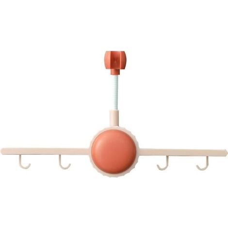 Caddy de douche de salle de bain suspendu en métal avec crochet espace supplémentaire pour le savon de