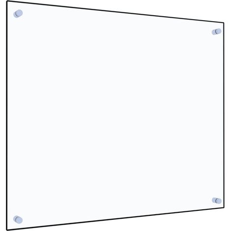 Protector contra salpicaduras cocina vidrio templado 70x60 cm vidaXL