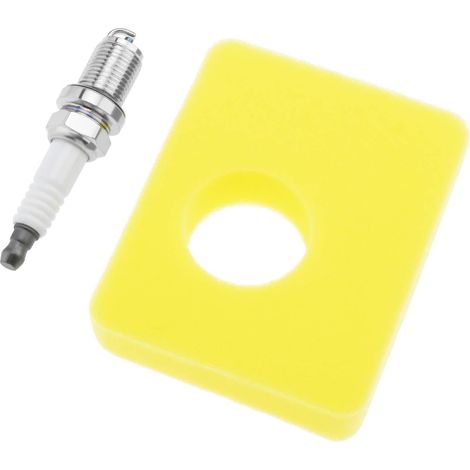 Kit de servicio de filtro de aire 799579 compatible con motores Briggs & Stratton de las series 300e, 450e, 500e, 550e y 550ex con filtro de aire Spark K6RTC
