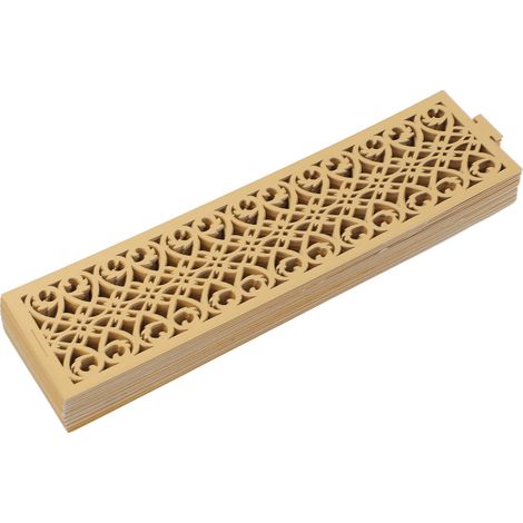 Lot de 50 ronds de serviette ajourés en papier raffiné, style minimaliste, avec boucle, pour mariage ou Noël, couleur or. (1/5)