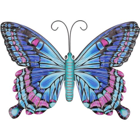 1 pendentif décoratif créatif en fer forgé représentant des papillons (1/5)