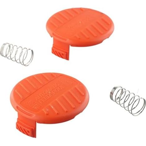Lot de 2 cache-bobines pour débroussailleuse Black And Decker Gh400 Glc120 St5530, pièce rechange Decker, design facile à clipser modèles Reflex Cst1000 - (1/4)