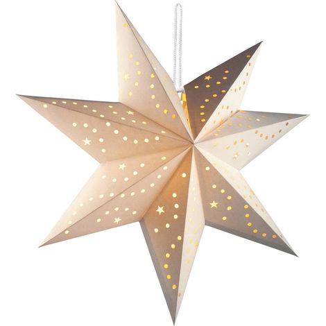 Étoile de Noël à LED Hellum 521801 LED intégrée N/A blanc chaud N/A (1/3)
