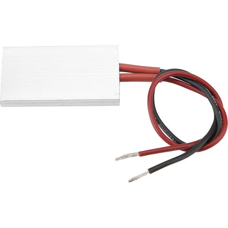 Thermostatheizung mit Aluminiumgehäuse (50 x 28,5 mm) und PTC-Heizelementplatte (110 V/220 °C) (1/5)