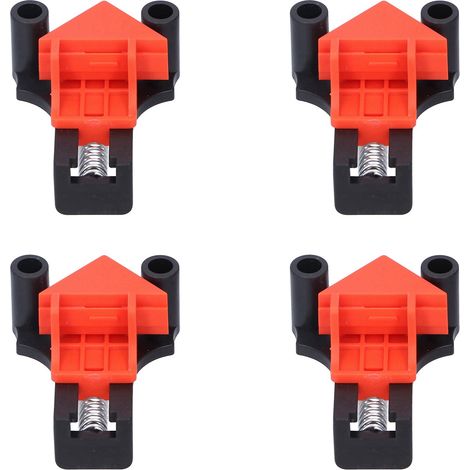 60° 90° 120° Winkelklemmen für die Holzbearbeitung Eckclips Befestigungswerkzeuge (Orange) (1/5)