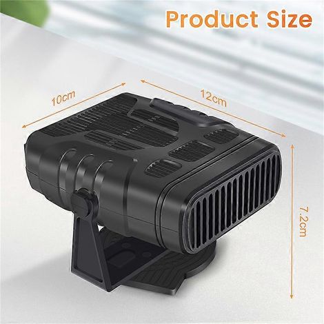 4-in-1 12V 120W Autoheizung, elektrischer Kühl- und Heizlüfter