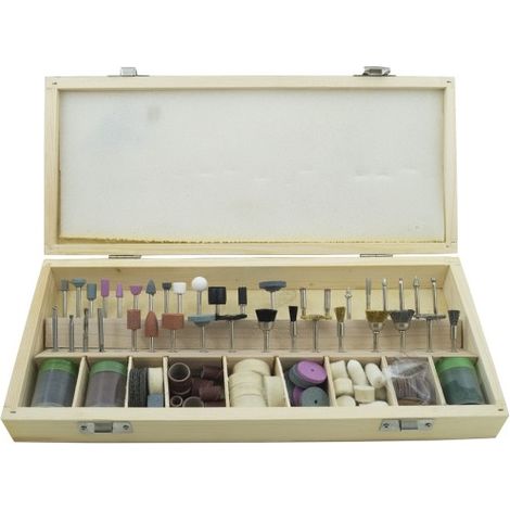 Trade Shop - SET ZUBEHÖR WERKZEUGE SCHLEIFMASCHINE MINI BOHRER FRÄSEN 200 STK MODELLIERUNG -