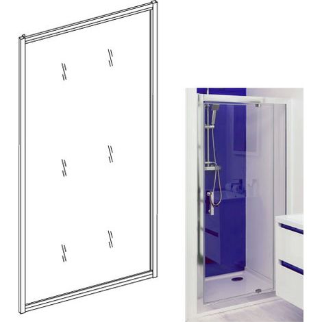 Retour fixe pour porte pivotante, pliante et coulissante ENLOK - L 70 x H 185 cm - ELMER By Ayor (1/3)