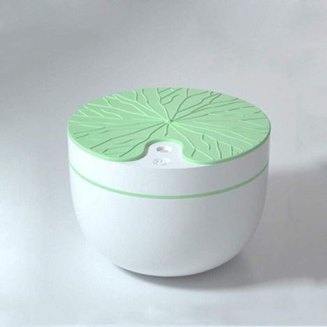 350 ml humidificateur d'air feuille de lotus portable mini usb (1/5)