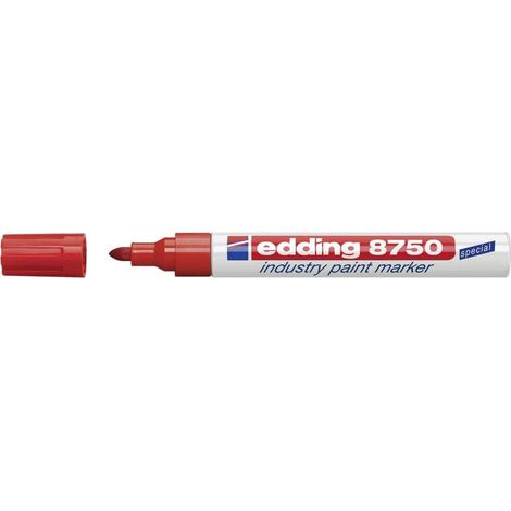 Pennarello industriale Edding 8750, rosso