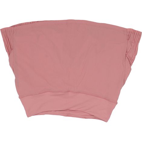 Jupe de tennis femme avec short intégré, taille large élastique, séchage rapide, tenue de sport rose, taille XL (1/5)