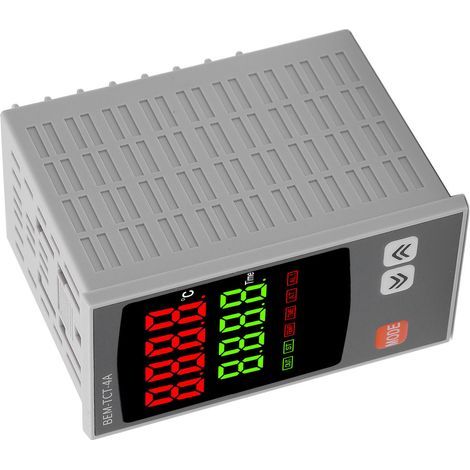 PID-Temperaturregler mit 7-Segment-LED-Anzeige, PID-Thermostatregler für Industrieanlagen, AC 100–240 V (1/5)