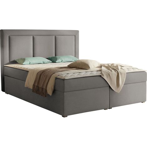 Cama continental Pomona 112, Victoria 14 867, Continental, Doble, 140x200, Tapiz, Somieres, 143x215x115cm (1/5)