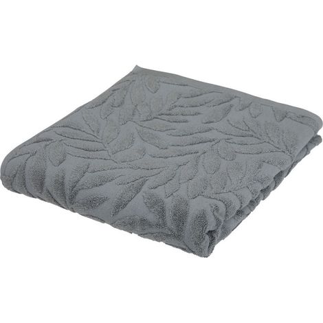 Drap de Bain "Tencel" 100x150cm Gris Foncé (1/2)