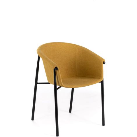 Moderne Stoffstühle 58cm x 56cm H. 79cm - Set mit 4 Stühlen (1/5)