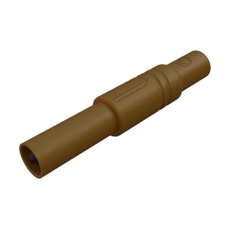 Sks-Hirschmann Conector banana macho marrón diámetro 4 mm