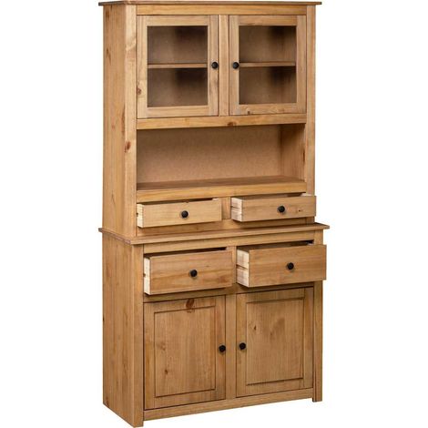 Maison Exclusive - Aparador de madera maciza de pino estilo Panam (1/5)