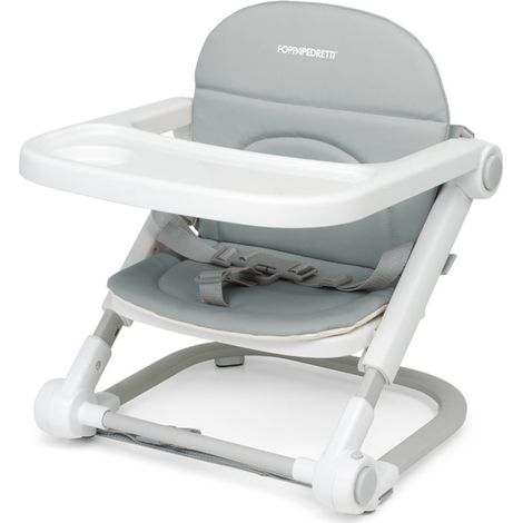 Foppapedretti Alzasedia Lift Seggiolone Pieghevole con Seduta Imbottita max 15kg - Grey