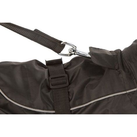 KERBL - Regenmantel für Hunde Schwarz Größe XL - 80626