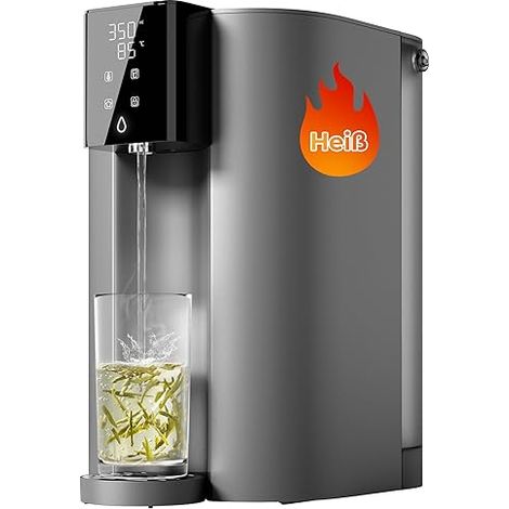 Waterdrop CoreRO Countertop Reverse Osmosis System, Instant Hot Water Dispenser, 5 Temperature Options, 6-Stage Filtration, 3:1 Pure to Drain, Reduces PFAS, No Installation, WD-C1H