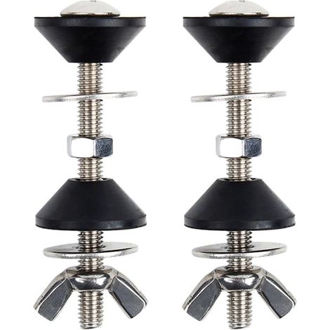 Kit de Fixation pour Réservoir Toilette   Boulons en Laiton Massif pour WC, Installation Facile (1/5)