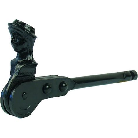 Arrêt de volet tête de bergère à sceller noir longueur 135 mm - TORBEL INDUSTRIE