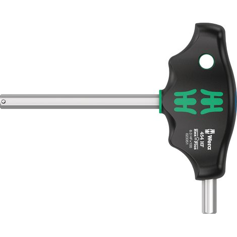 Llave hexagonal wera 454 hf mango ergonómico 8 mm 100 mm (1/5)