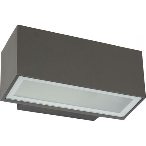 Applique esterna 1 luce SU-MA Zen grigio scuro E27 IP54 (1/5)