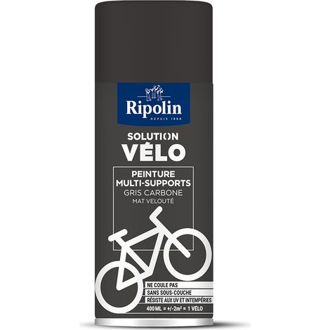 Solution vélo - RIPOLIN - 0,4 L - Gris carbone mat