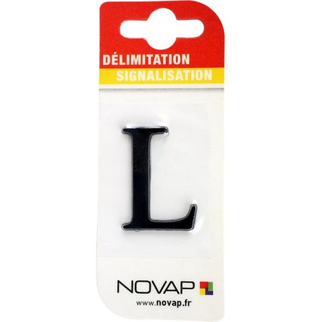 Lettre L Noire Hauteur 25mm - 4620213