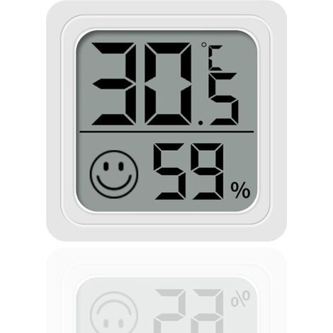1pc hygromètre maison chambre de bébé sec et humide refroidissement et chauffage thermomètre voiture température et humidité Simple Mini hygromètre électronique (1/5)