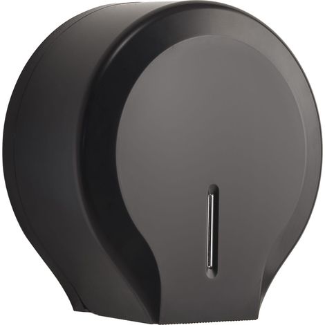 Distributeur De Papier Toilette Rouleaux Noir Mat Avec Serrure  Prestige