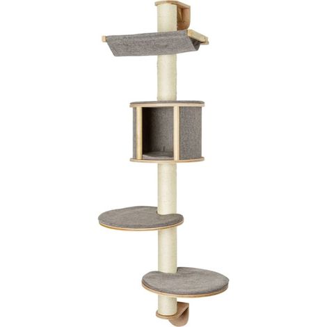 Tiragraffi da Parete Gatti Dolomit Tofana Grigio 168 cm 81540 Kerbl (1/5)