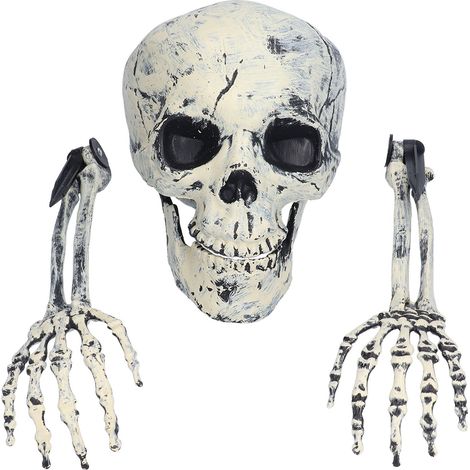 Realistisches, gruseliges Halloween-Dekorationsskelett für DIY-Cosplay und Dekoration (1/5)