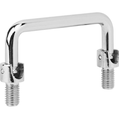 2 poignées en acier inoxydable pour porte de placard, poignée industrielle longue en métal, 90 mm (1/5)
