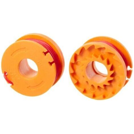 Lot de 2 Bobines de Fil - Bobine de 3m - Compatible avec les Débroussailleuses et Coupe-Bordures WORX 20V - Fil de Coupe Longue Durée - Ø1,25 mm - WA0004.1 (1/5)