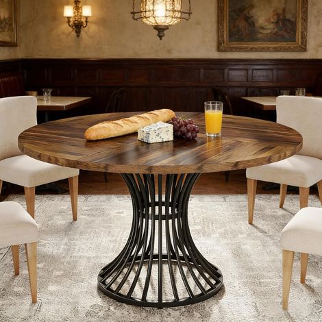 Table basse raffinée table à manger ronde multifonction design moderne cuisine salon bureau table seule élégante compacte gain de place