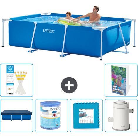 Rechteckiger Frame Pool - 260x160x65 cm - 7-teilig S80