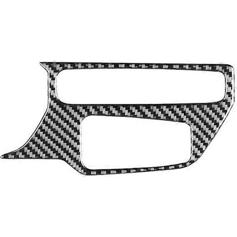 Accessoires intérieurs pour Toyota Supra GR A90 2019-2023 (conduite à gauche) : cache de levier de vitesses central en fibre de carbone souple (1/5)