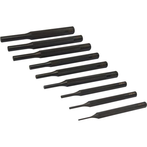 Satz mit 9 geriffelten zylindrischen Lochern (2,3,4,5,6,7,8,9,10 mm) 515-91-4 Irimo