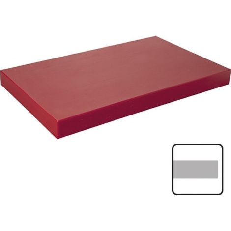 Planche découper rouge épaisse 50x30cm - Caterchef